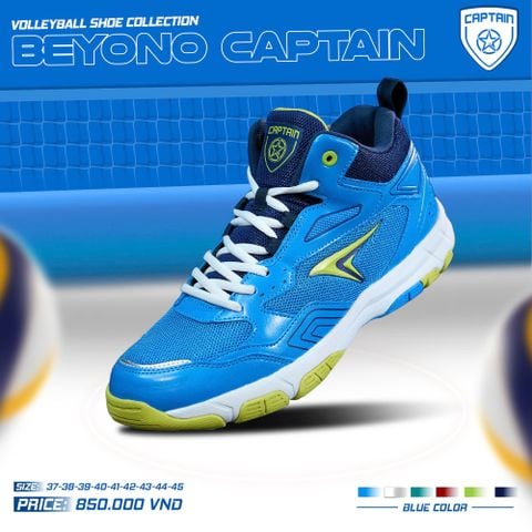  GIÀY BÓNG CHUYỀN BEYONO CAPTAIN - BLUE 