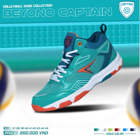  GIÀY BÓNG CHUYỀN BEYONO CAPTAIN - AQUA 