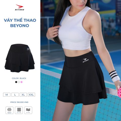  VÁY THỂ THAO BEYONO VCL04 - ĐEN 