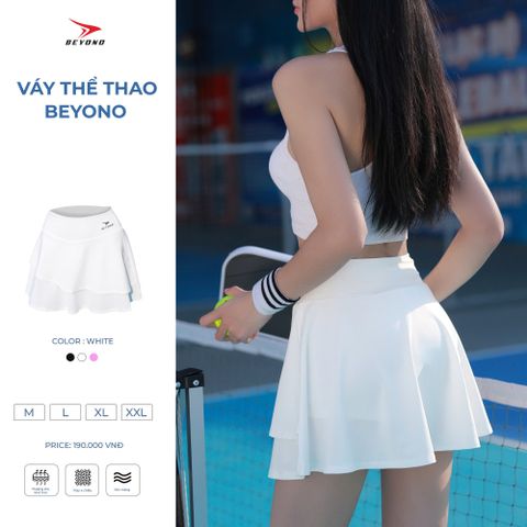  VÁY THỂ THAO BEYONO VCL04 - TRẮNG 
