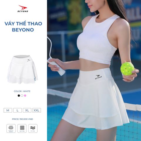  VÁY THỂ THAO BEYONO VCL04 - TRẮNG 