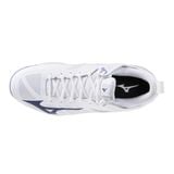  GIÀY BÓNG CHUYỀN MIZUNO WAVE DIMENSION MID - TRẮNG XANH DƯƠNG 