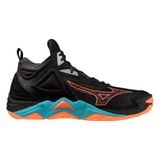  GIÀY BÓNG CHUYỀN MIZUNO WAVE MOMENTUM 3 MID - ĐEN CAM 