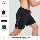  QUẦN THỂ THAO NAM BEYONO QCL03 - ĐEN 