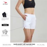  QUẦN THỂ THAO NỮ BEYONO QCL03 - TRẮNG 