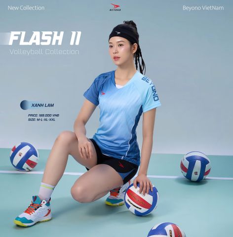  ĐỒNG PHỤC NỮ BEYONO FLASH II - XANH LAM 