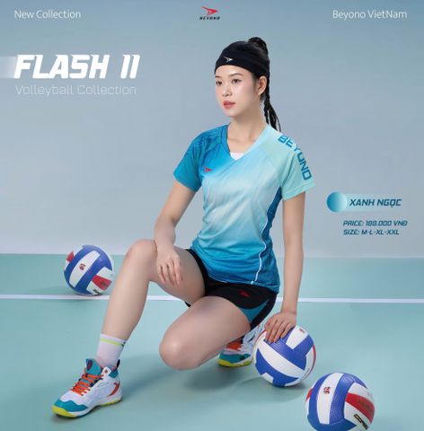  ĐỒNG PHỤC NỮ BEYONO FLASH II - XANH NGỌC 