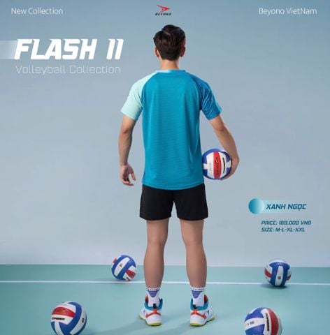  ĐỒNG PHỤC NAM BEYONO FLASH II - XANH NGỌC 