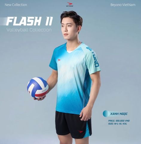  ĐỒNG PHỤC NAM BEYONO FLASH II - XANH NGỌC 
