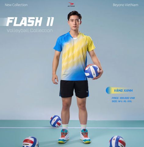  ĐỒNG PHỤC NAM BEYONO FLASH II - VÀNG XANH 