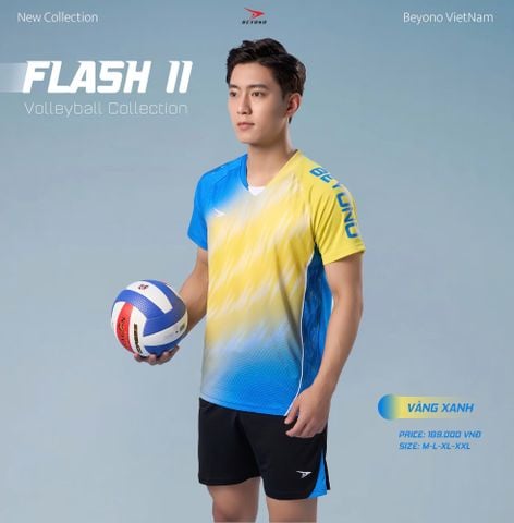  ĐỒNG PHỤC NAM BEYONO FLASH II - VÀNG XANH 