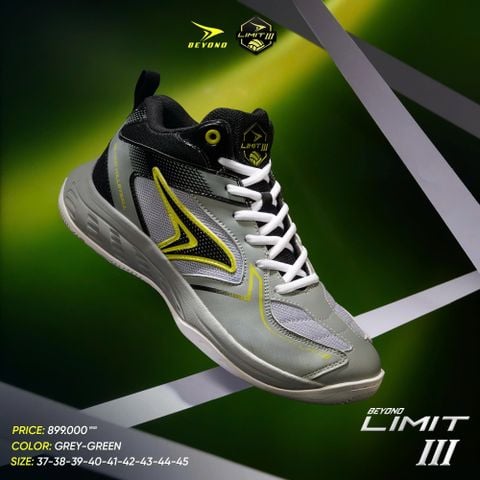  GIÀY BÓNG CHUYỀN BEYONO LIMIT 3 - GREY GREEN 