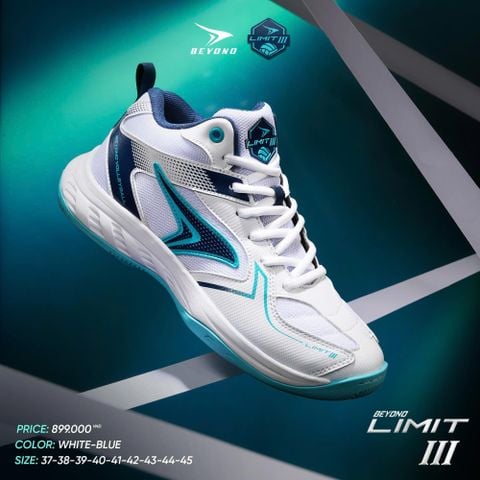  GIÀY BÓNG CHUYỀN BEYONO LIMIT 3 - WHITE BLUE 