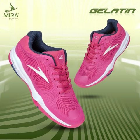  GIÀY PICKLEBALL MIRA GELATIN - HỒNG 