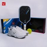  GIÀY PICKLEBALL WIKA VETEX - TRẮNG XÁM 