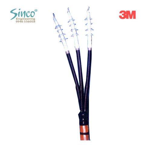 Đầu cáp trung thế 24KV, co rút nguội, lắp trong nhà (indoor) cho cáp 3P thường - 3M
