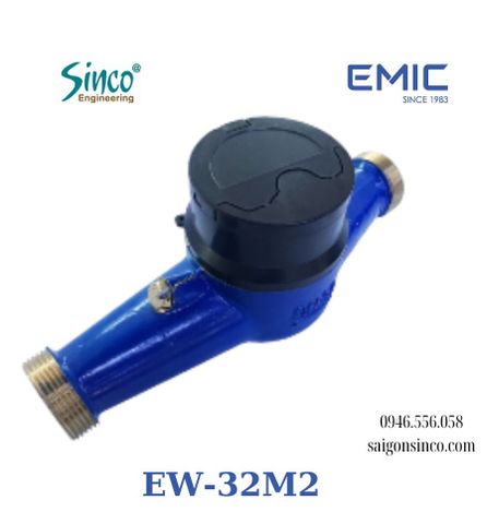 Đồng hồ nước lạnh cơ khí EW-32M2 EMIC