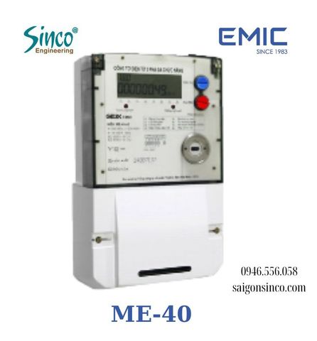 CÔNG TƠ ĐIỆN 3P EMIC ME-40