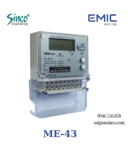 CÔNG TƠ ĐIỆN 3P EMIC ME-43