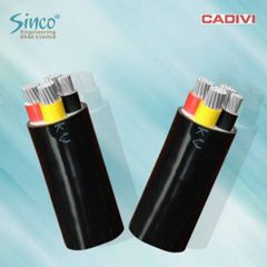 Cáp hạ thế AVV 0.6/1KV 3P + 1 trung tính