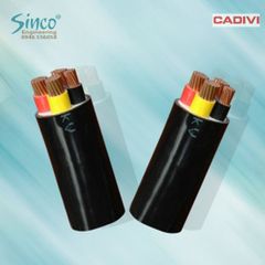 Cáp hạ thế CVV 0.6/1KV (1,2,3,4 lõi)