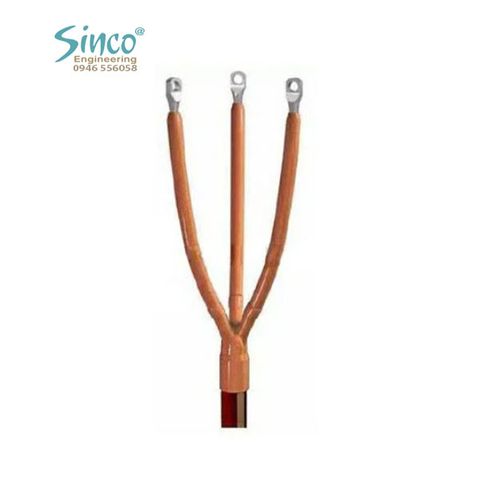 Đầu cáp ngầm co nhiệt 24kV, 3 pha, không coss - HTK