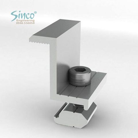 KẸP BIÊN TẤM PIN (dùng cho thanh rail nhôm)