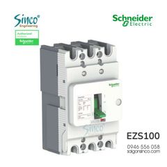 MCCB 3P/4P 30KA (16, 20, 25, 32, 40, 50, 63, 80, 100A) - EZS100F