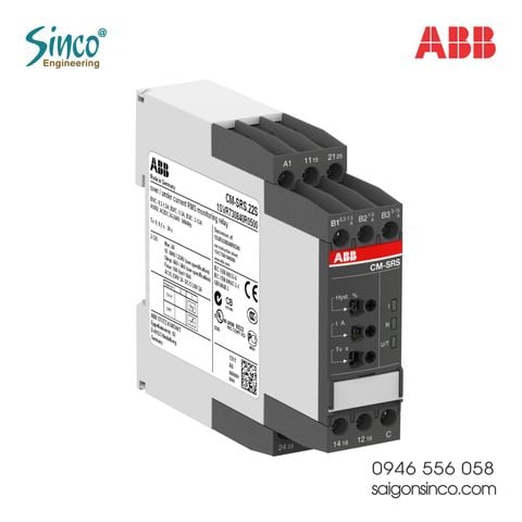 Rơ le giám sát dòng điện, 1 pha AC/DC - CM-SRS.2
