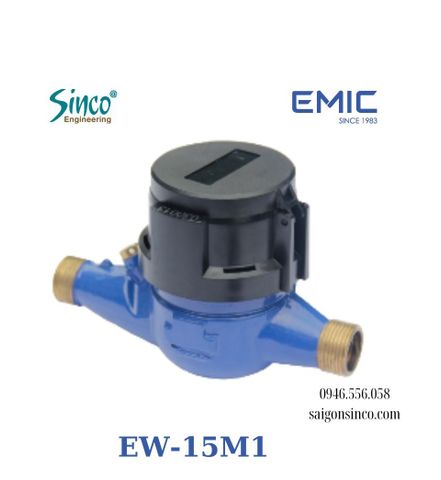 Đồng hồ nước lạnh cơ khí EW-15M1 EMIC