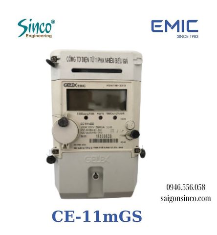 Công tơ điện tử 1 pha CE-11mGS EMIC