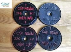 Cọc mốc báo hiệu cáp điện lực bằng gang