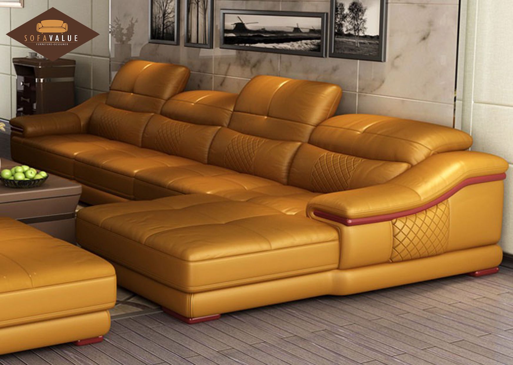 GHẾ SOFA DA CAO CẤP MÃ V33. SẢN PHẨM HOT 2021 – Sofavalue