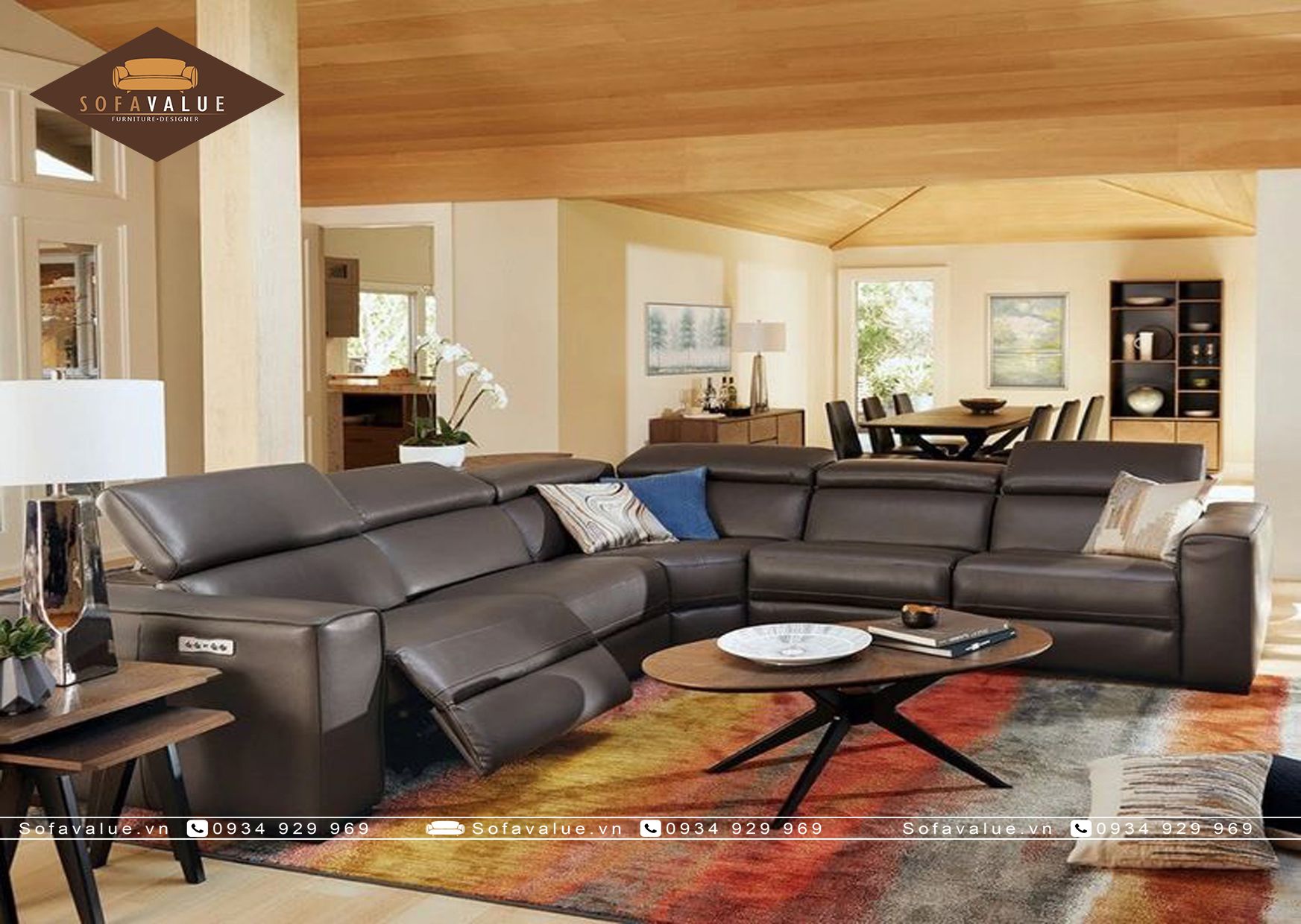 Sofa recliner phong cách Ý mẫu mới 2021 – Sofavalue