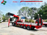 C340 gắn cẩu palfinger nâng đầu chở máy