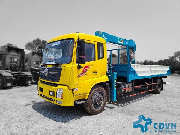 Xe cẩu tự hành 5 tấn Dongfeng B180 gắn HLC5014
