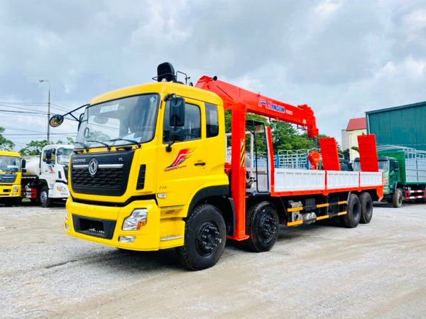 Xe tải gắn cẩu 15 tấn Dongfeng L315 Kanglim