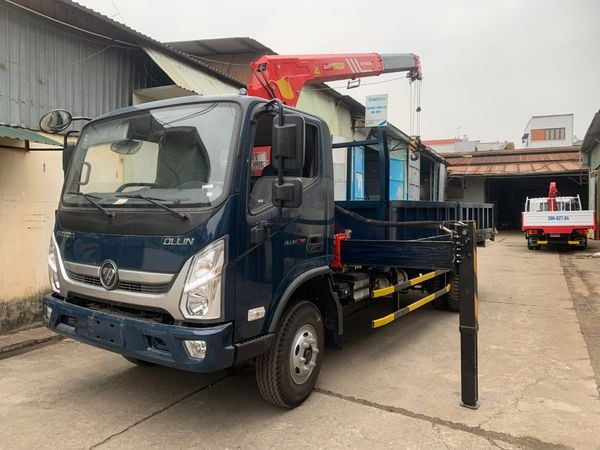 Xe Thaco gắn cẩu 3 tấn Sany Palfinger