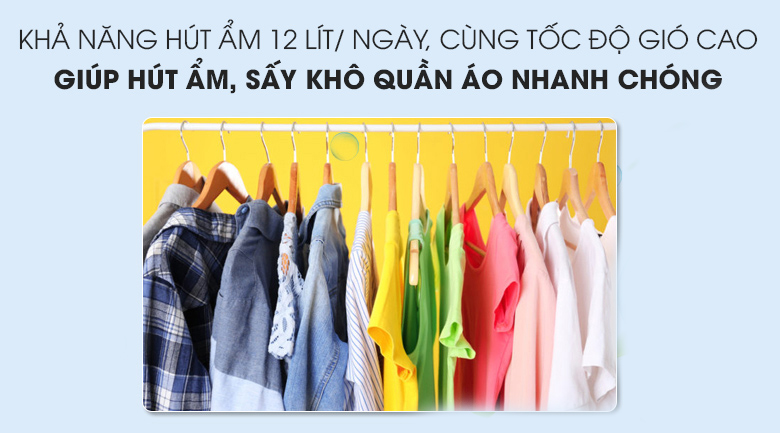 Máy hút ẩm có lọc không khí Sharp DW-D12A-W