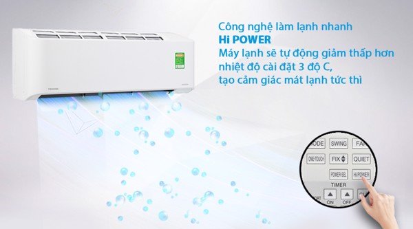 Điều hòa Toshiba 1 chiều Inverter 12000BTU RAS-H13C2KCVG-V