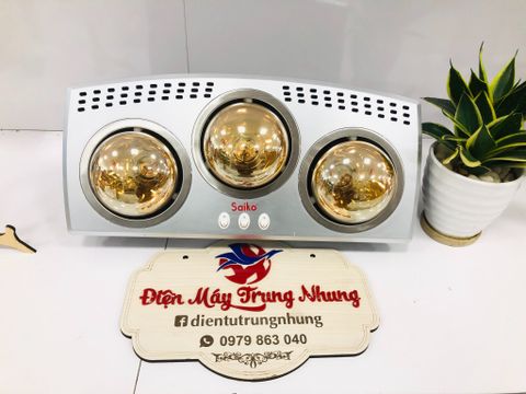 Sưởi nhà tắm 3 bóng Saiko BH3826