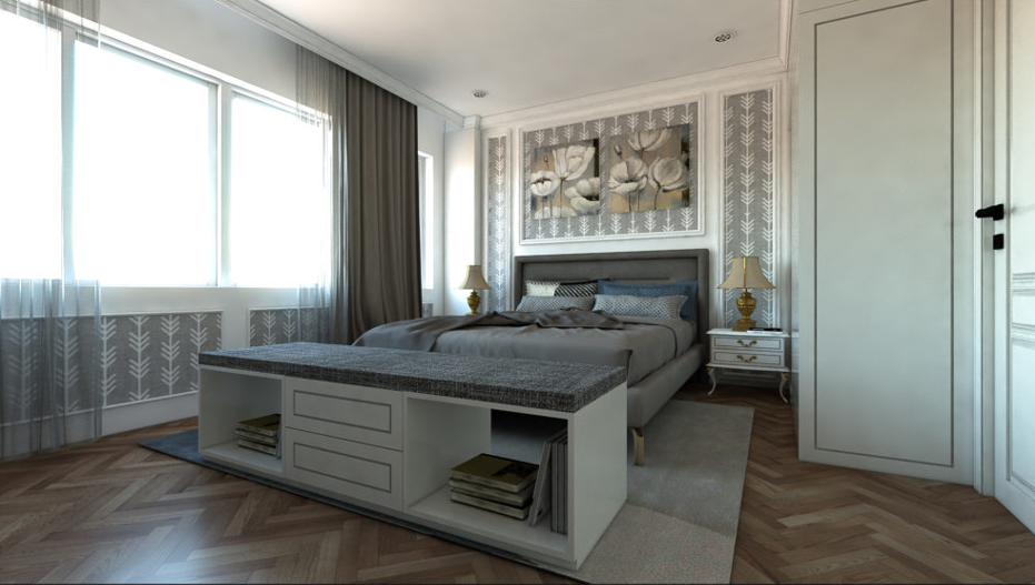 Phòng ngủ theo phong cách thiết kế hiện đại