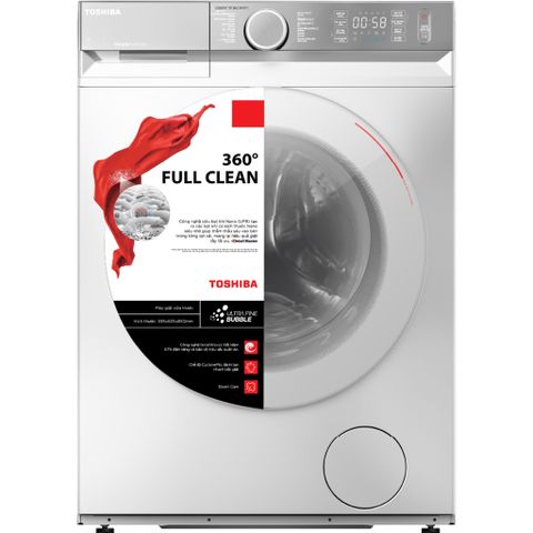 Máy giặt Toshiba 8.5kg TW-BK95G4V(WS) lồng ngang màu xám