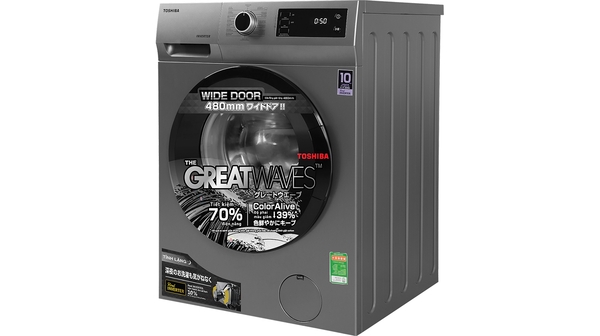 Máy giặt lồng ngang Toshiba Inverter 8.5Kg TW-BK95S3V(SK)