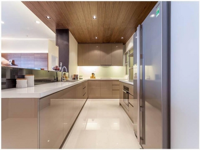 Thiết kế phòng ăn và bếp cho nhà ống