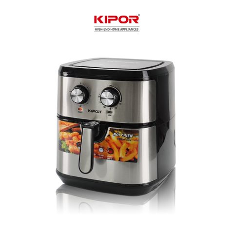 NỒI CHIÊN KHÔNG DẦU KIPOR KP-AF310-10L-ĐIỀU KHIỂN CƠ RAPID AIR