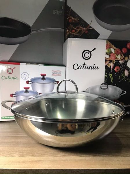 Chảo lẩu inox 5 đáy Catania nấu từ  CTP-5324 32CM