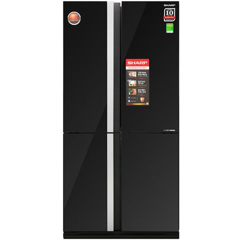 Tủ lạnh Sharp Inverter 605 lít SJ-FX688VG-BK