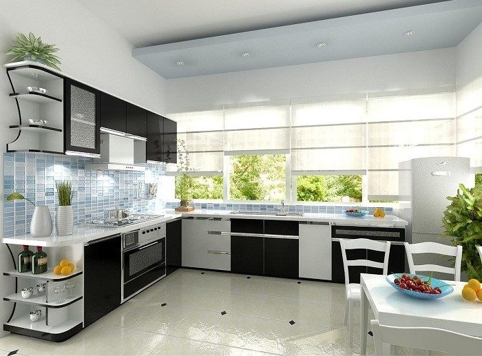 Thiết kế phòng ăn và bếp cho nhà ống