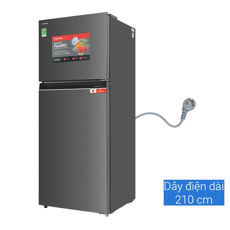 TỦ LẠNH TOSHIBA GR-RT559WE-PMV(58)-MM 411 LÍT INVERTER